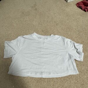 lululemon athletica White Crop Top